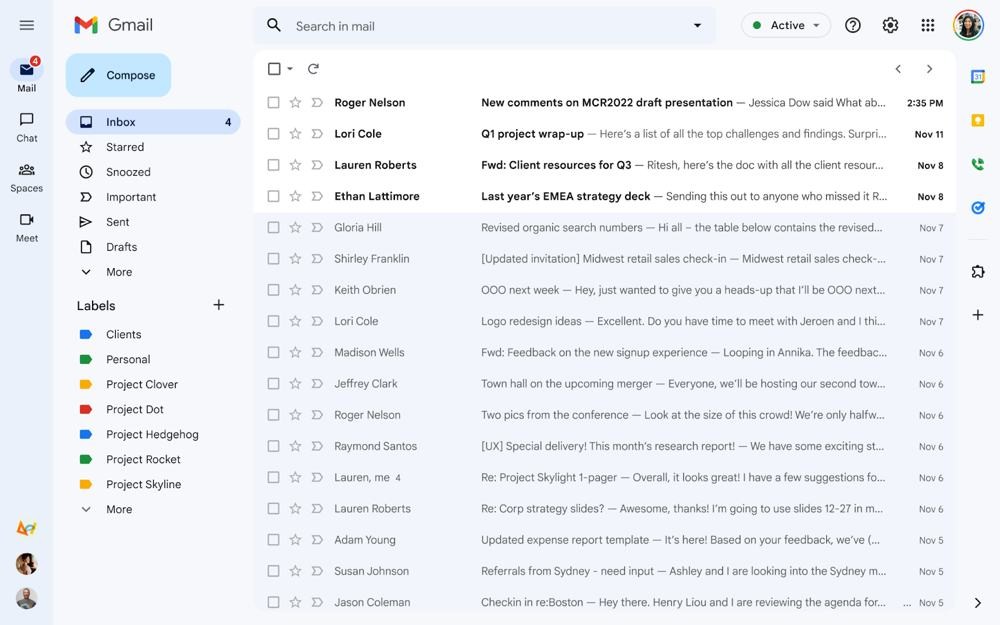 Gmail: Ο νέος σχεδιασμός διαθέσιμος για όλους τους χρήστες