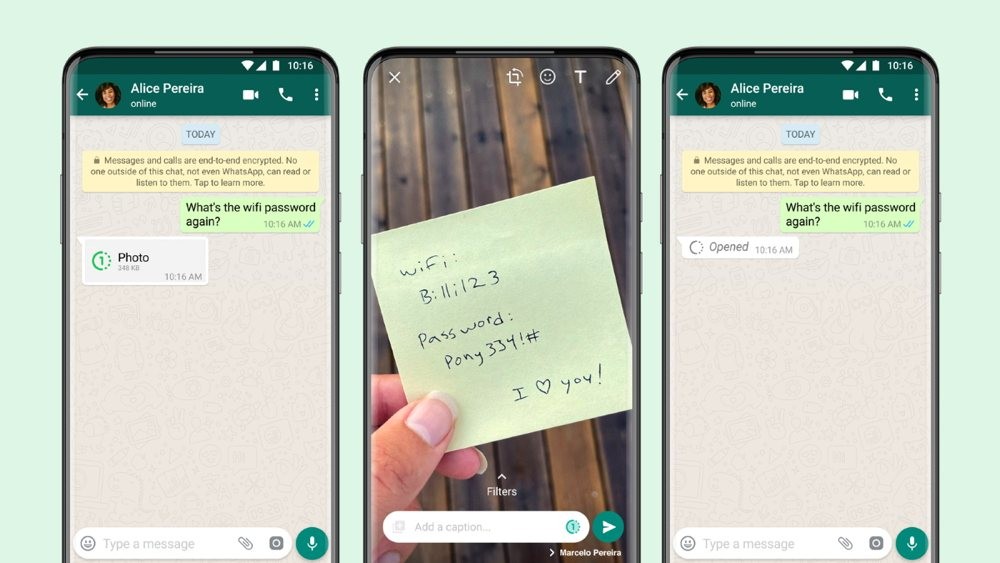 WhatsApp: Μπλόκο στα screenshots και το screen recording για τα μηνύματα View Once
