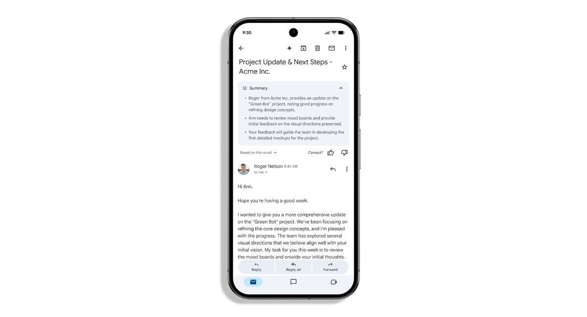 Το Gemini AI θα συνοψίζει πλέον αυτόματα τα μακροσκελή email στο Gmail