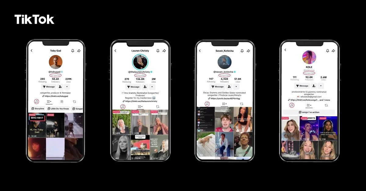 TikTok launches new tools for songwriters