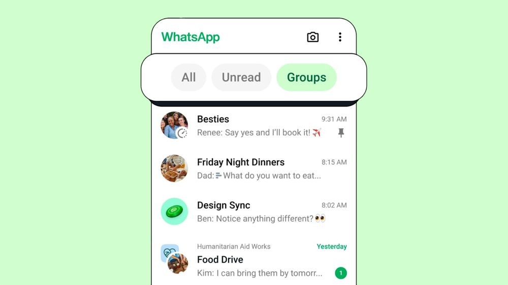 WhatsApp introduces Chat Filters to easily find messages