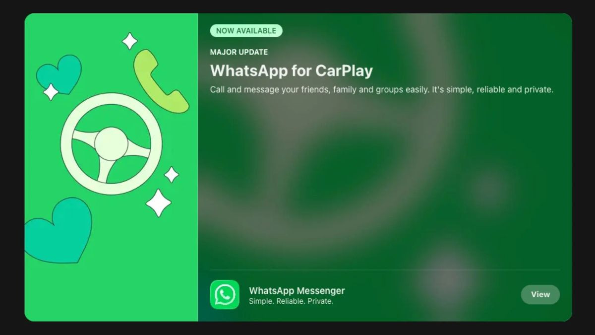 WhatsApp revolutionizes in-car communication with a native CarPlay experience