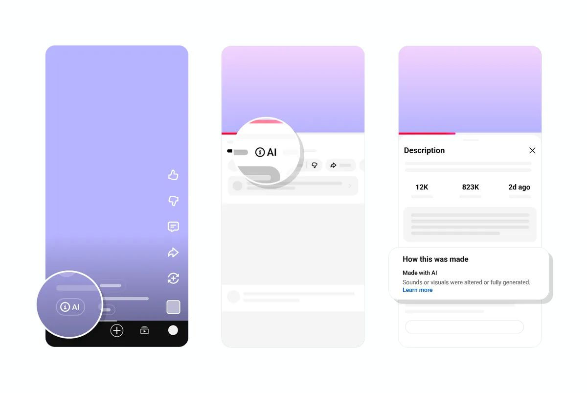YouTube adds mandatory disclosure badges for AI-generated and altered content