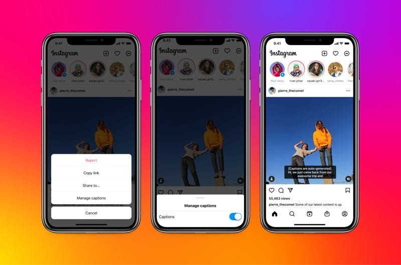 Instagram introduces auto-generated captions to videos