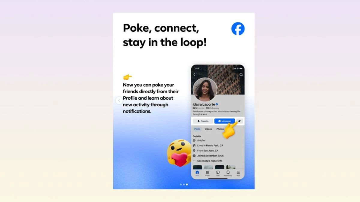 Facebook brings back the Poke to reignite user engagement