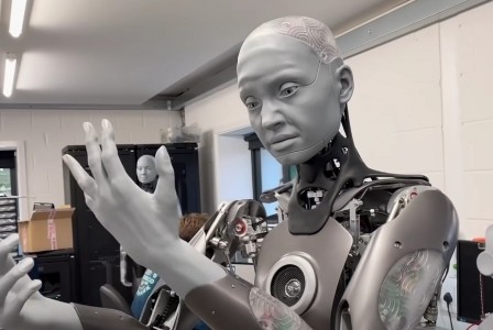 Ameca: Α humanoid robot with realistic facial expressions