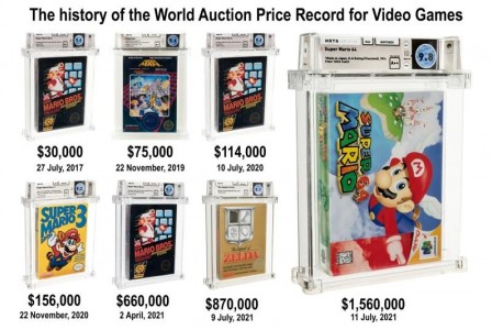 Sealed copy of Super Mario 64 sells for a record $1.56 million