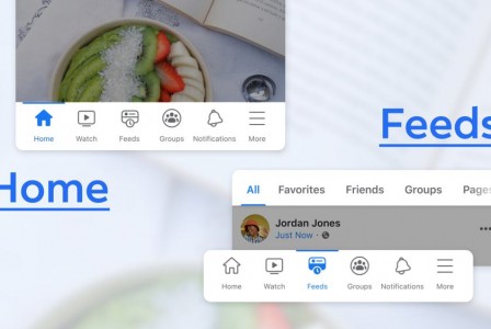 Facebook introduces new Feeds and Home tabs
