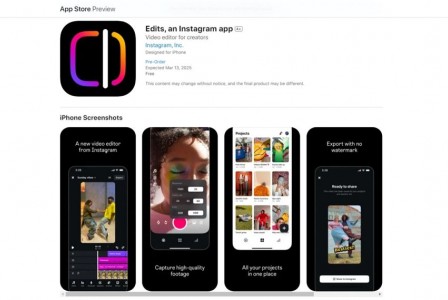 Instagram will introduce a new Edits app for video editing