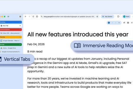 Google Chrome transforms productivity with new vertical tabs and reading mode