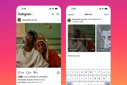 Instagram finally unveils carousel reordering