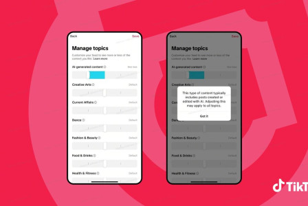 Το TikTok επιτρέπει στους χρήστες να καθορίζουν πόσο AI περιεχόμενο βλέπουν