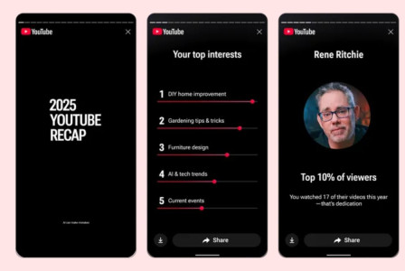 YouTube rolls out its first-ever viewing recap