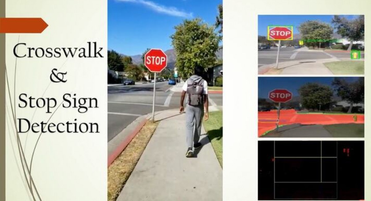 AI-powered backpack navigates blind pedestrians