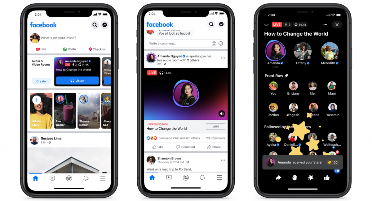 Facebook: Λανσάρει επίσημα την υπηρεσία Live Audio Rooms για iOS στις ΗΠΑ