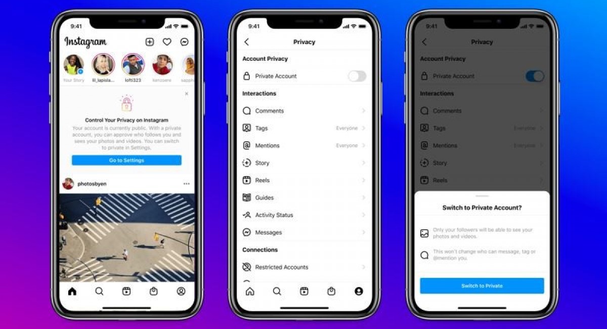 Instagram will make accounts for users under 16 private by default