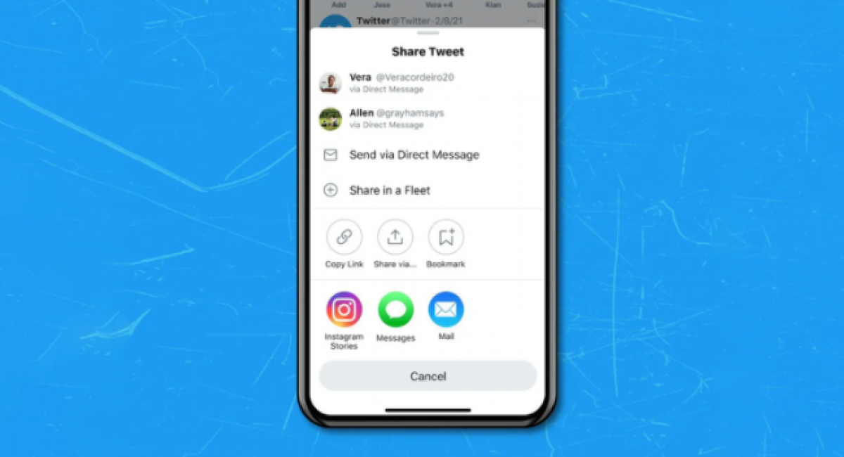 Twitter iOS app allows users to share tweets directly on Instagram Stories