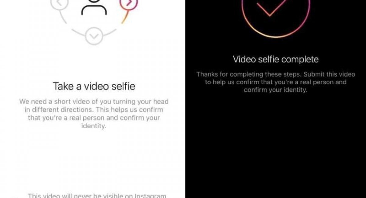 Instagram using video selfies to verify identity of users
