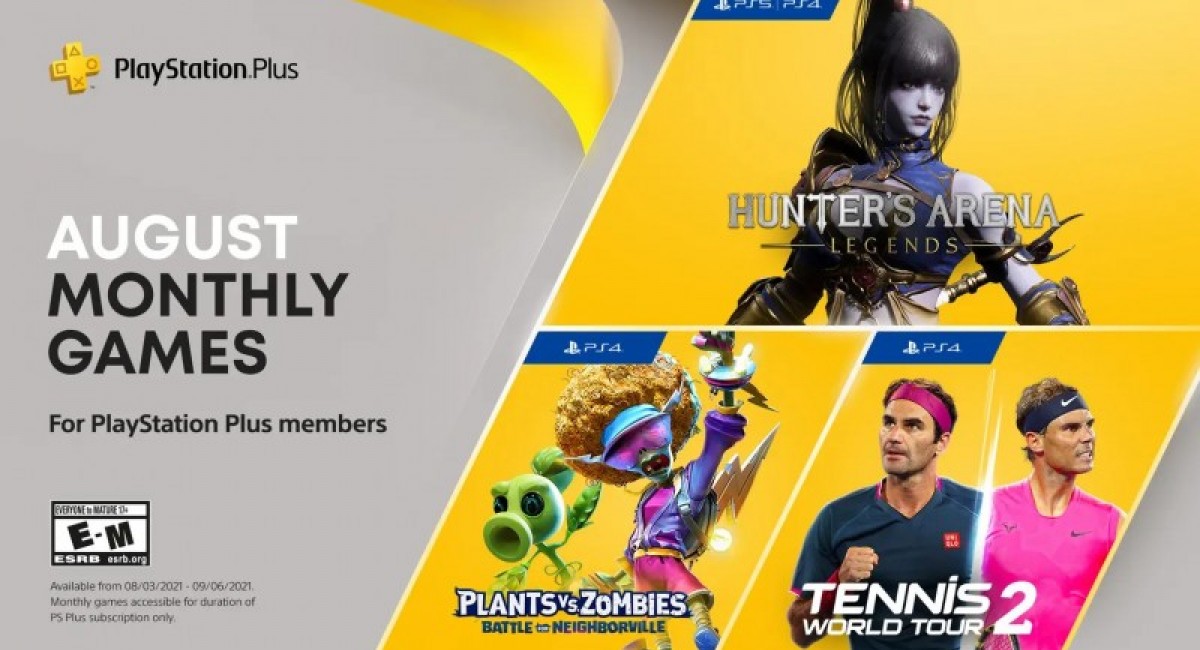PlayStation Plus August 2021 free games announced