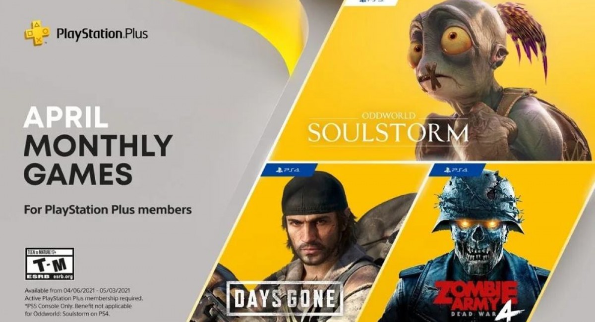 Free PS Plus games April 2021:  Oddworld: Soulstorm and Days Gone