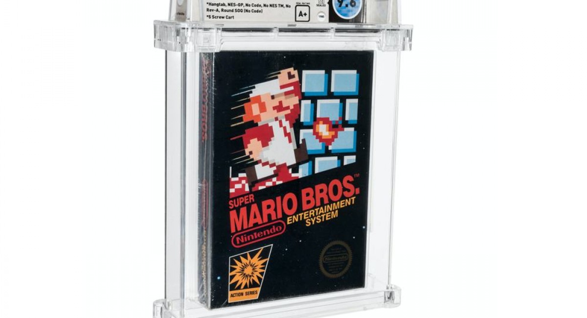 Sealed copy of Super Mario Bros sold for $660,000