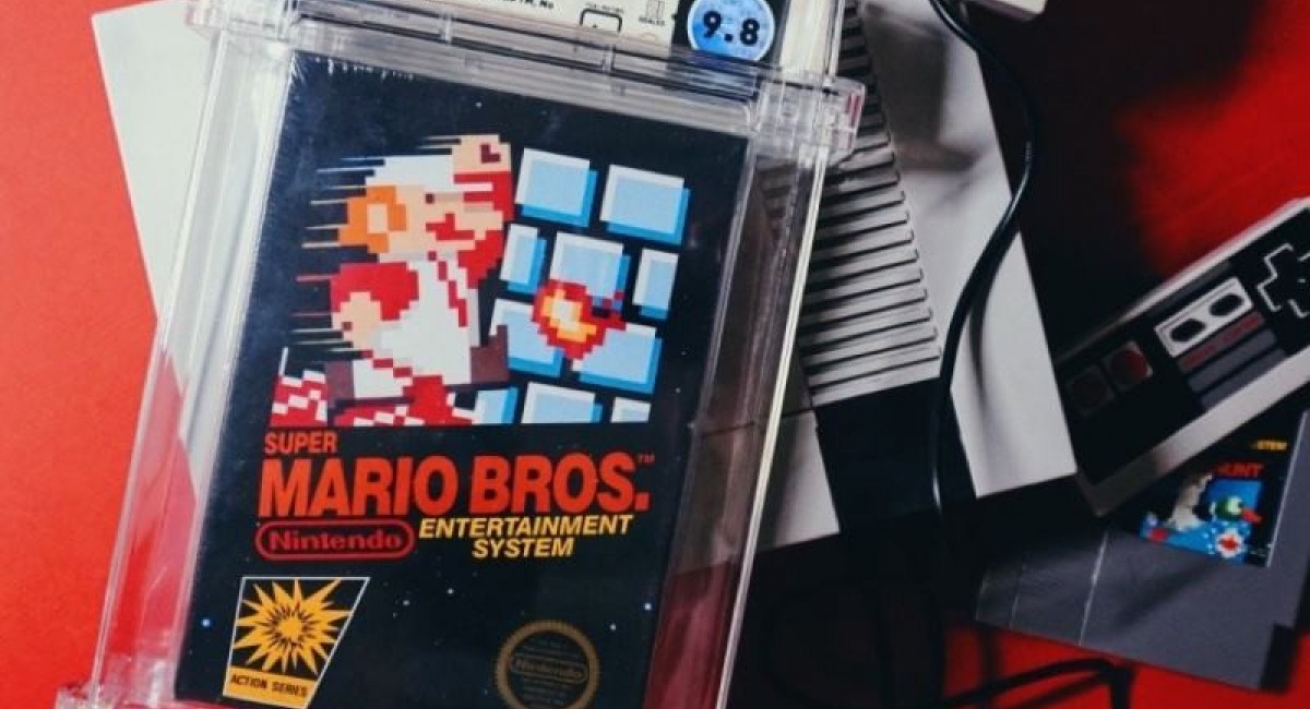 A Super Mario Bros. game sells for a record $2 million