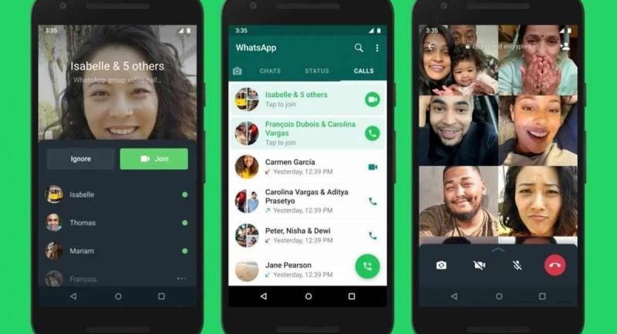 WhatsApp allows users to join or leave ongoing group calls anytime