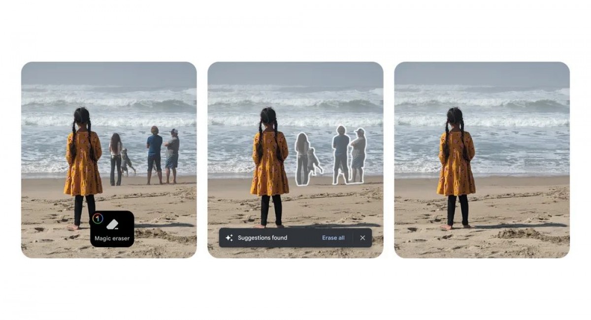 Magic Eraser tool is now available to all Google One subscribers on Android and iOS