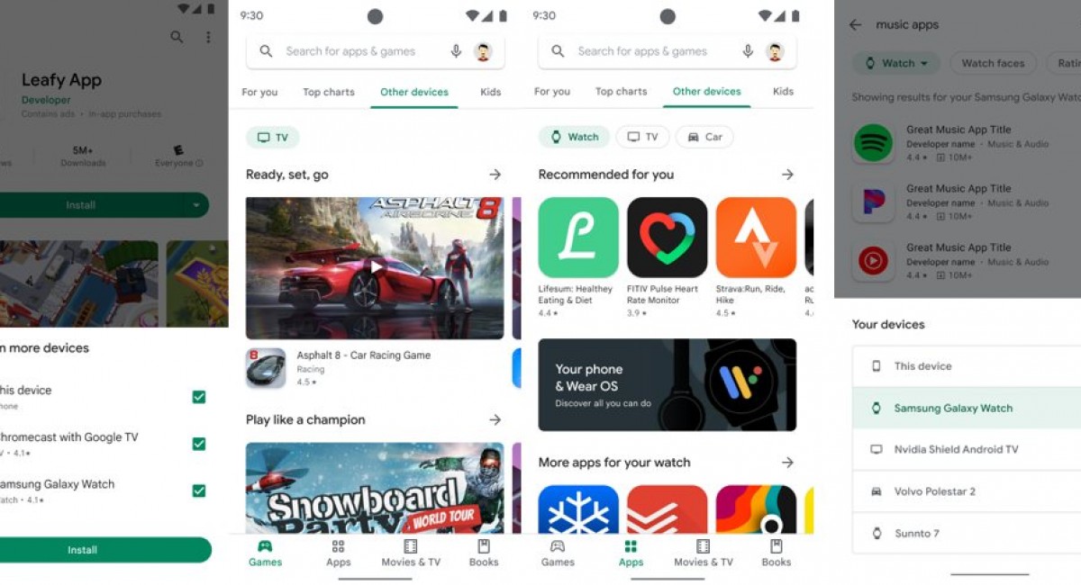 Google Play makes it easier to find and install Android apps on other devices