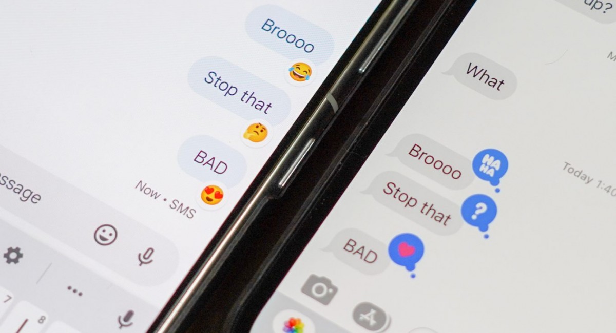 Google Messages beta is showing iMessage emojis