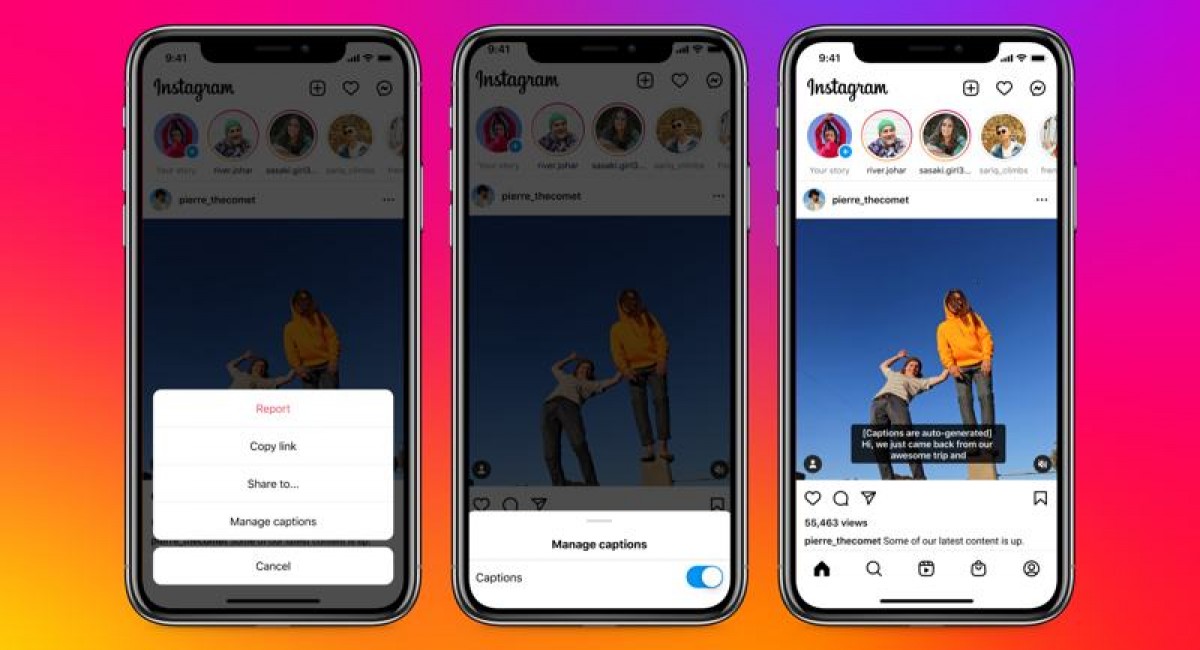 Instagram introduces auto-generated captions to videos