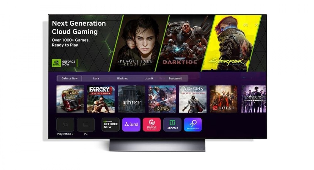 LG brings a new gaming hub to its webOS TVs