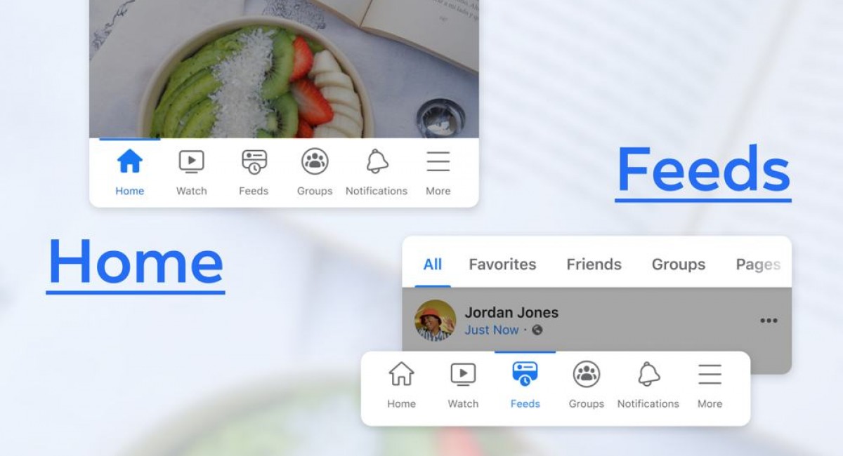 Facebook introduces new Feeds and Home tabs