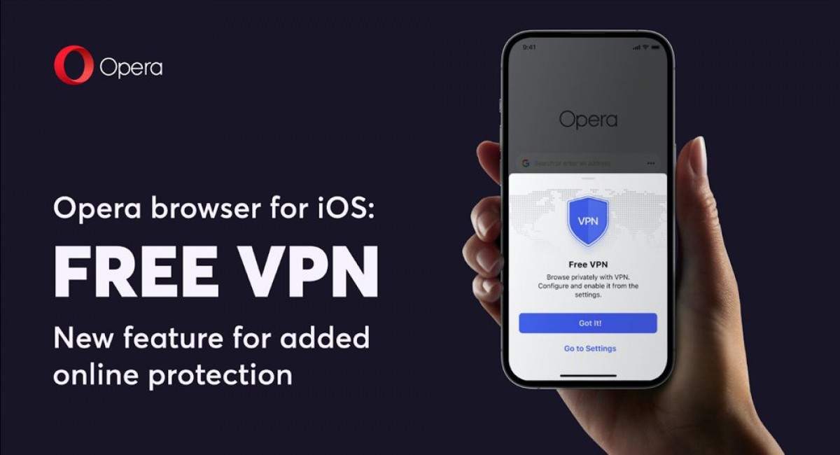 Opera offers free VPN to iOS devices