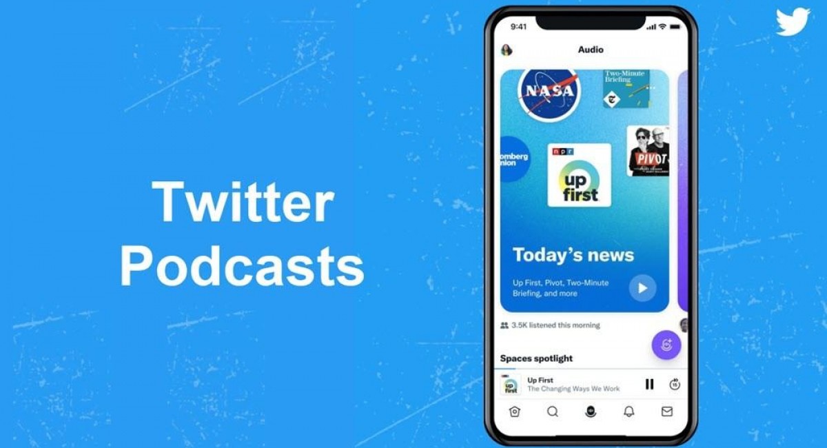 Twitter introduces Podcasts to its Spaces Tab