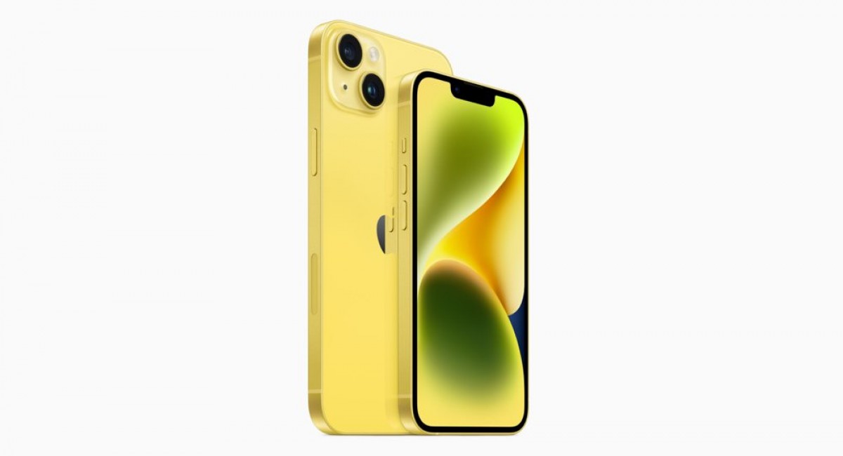iPhone 14 and iPhone 14 Plus are now available in Yellow color!