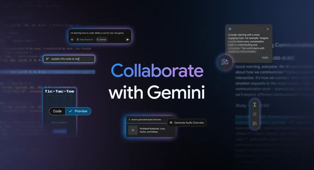 New ways of collaboration and creativity with Gemini