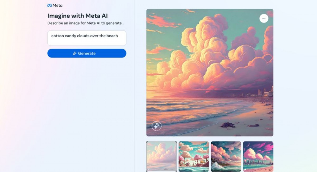 Meta introduces its new AI image creation tool