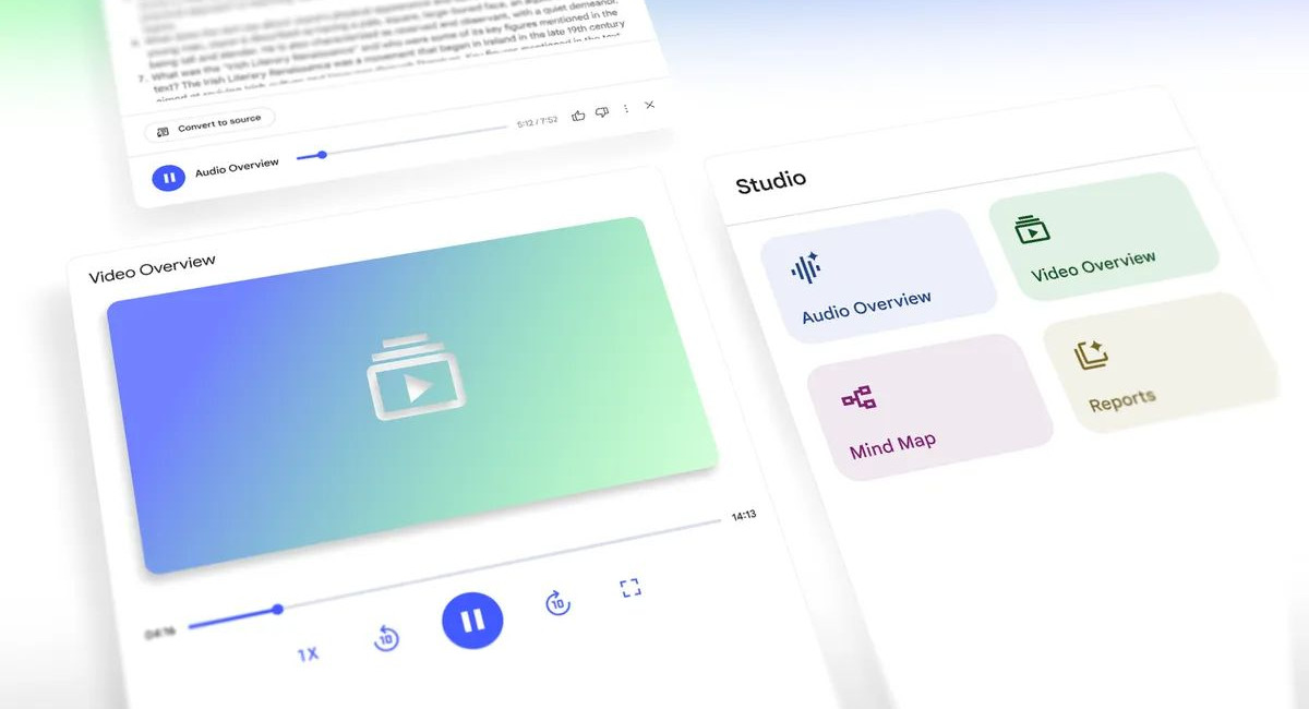 Το Google NotebookLM παρουσιάζει τα Video Overviews για βελτιωμένη αλληλεπίδραση με το περιεχόμενο