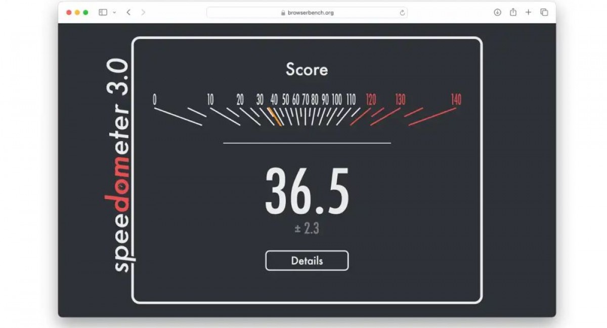 Το Speedometer 3.0 θα σας ενημερώνει για το ποιος browser είναι ο ταχύτερος