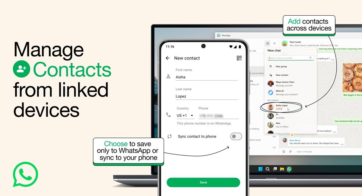 WhatsApp finally lets you save new contacts directly from the app