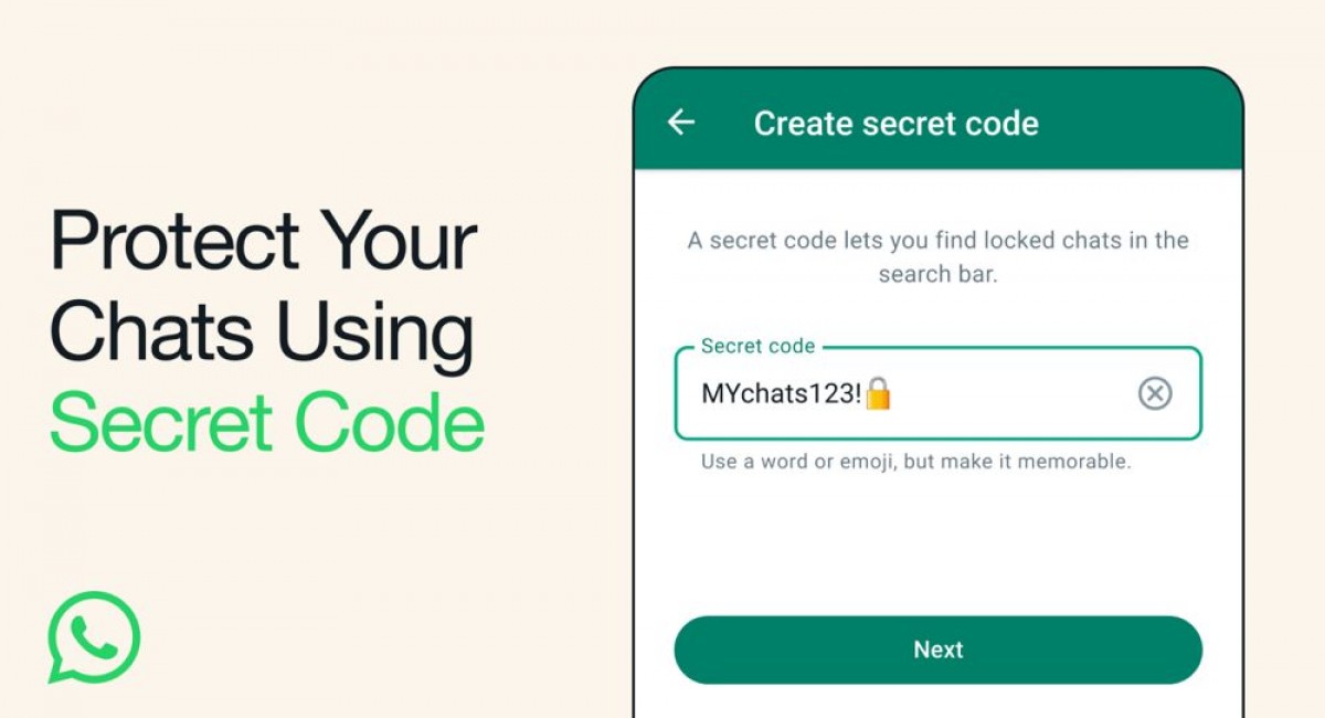 WhatsApp introduces Secret Code as an extra privacy layer