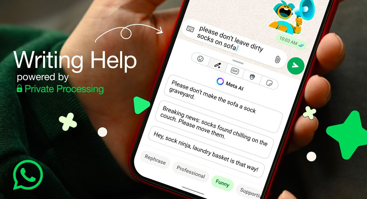 Το WhatsApp λανσάρει τη νέα AI λειτουργία Writing Help