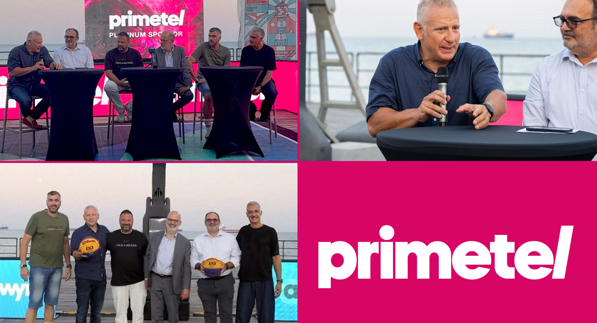 Η Primetel Platinum Χορηγός του Cyprus 3on3 για 4η Συνεχή Χρονιά