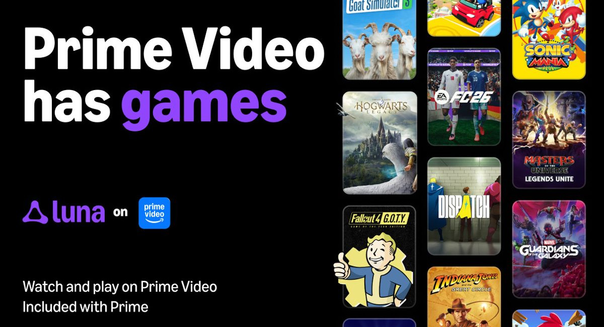 Amazon integrates cloud gaming directly into Prime Video for free