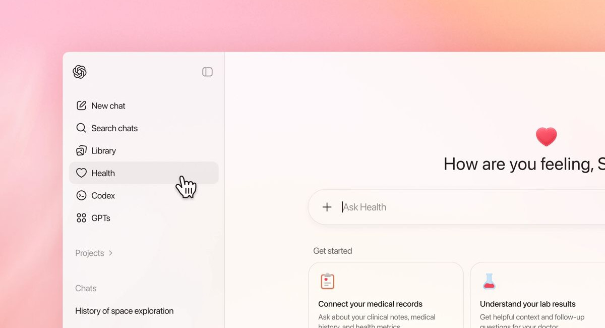 Η OpenAI παρουσιάζει το ChatGPT Health ως προσωπικό βοηθό υγείας