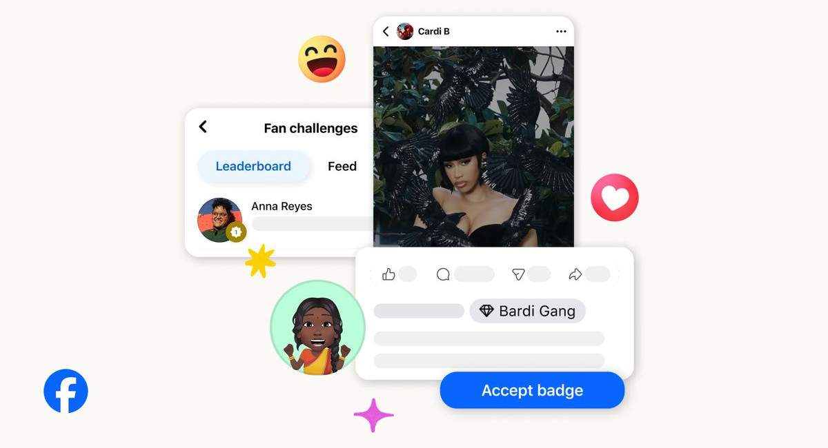 Facebook bets on Fan Challenges and Custom Badges to boost community spirit