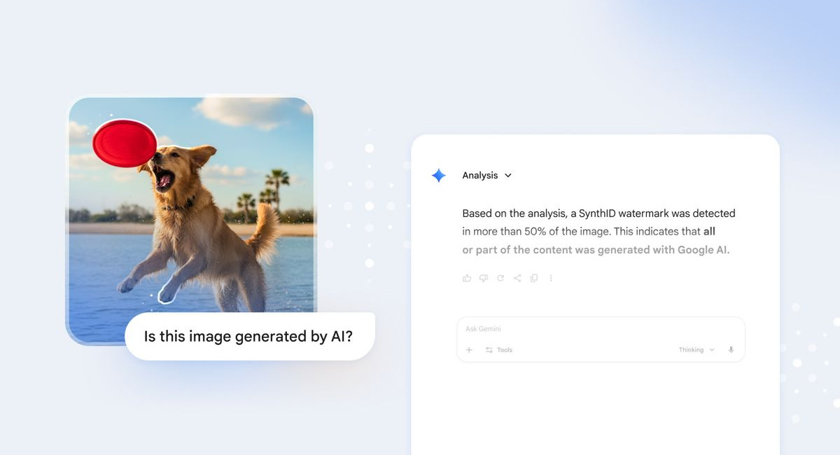 Google boosts Gemini’s ability to spot AI-made images