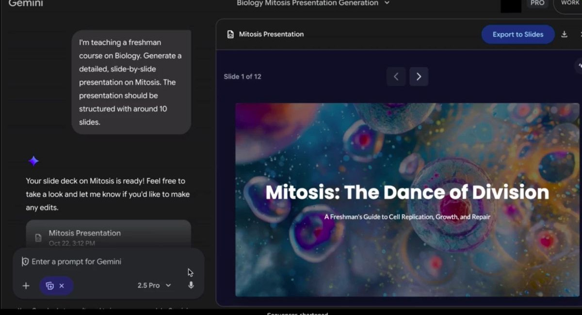 Google’s Gemini App can now build presentations from scratch Google’s Gemini App can now build presentations from scratch