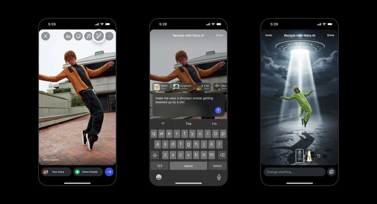 Η Meta φέρνει την τεχνητή νοημοσύνη στα Instagram Stories Η Meta φέρνει την τεχνητή νοημοσύνη στα Instagram Stories
